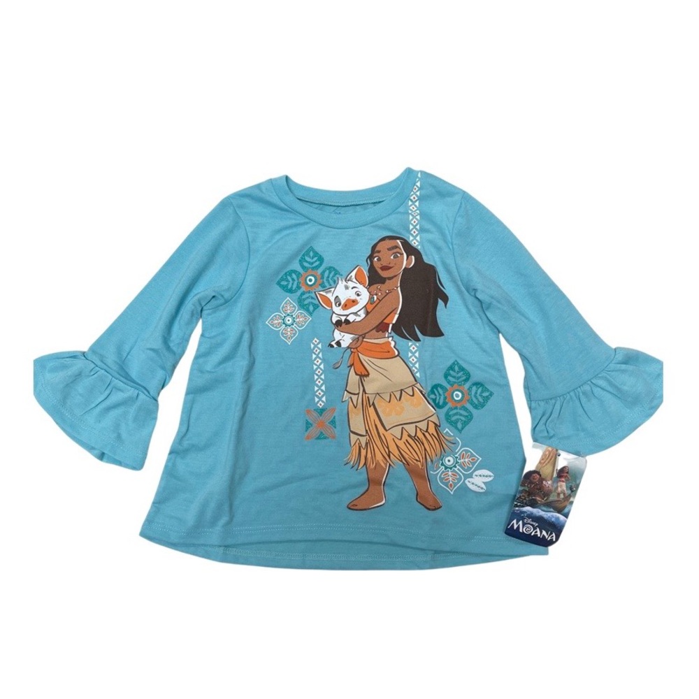 Disney Moana Girls Top and Leggings Set - Picture 2 of 4